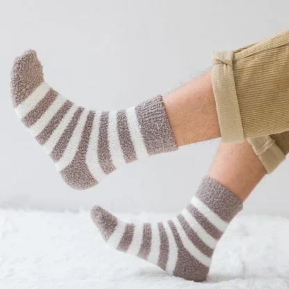 Striped Pattern Cozy Socks for Winter - Image 9