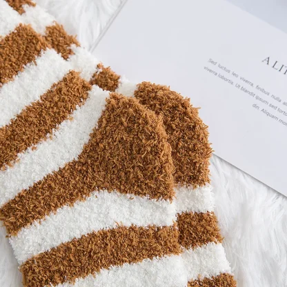 Striped Pattern Cozy Socks for Winter - Image 12