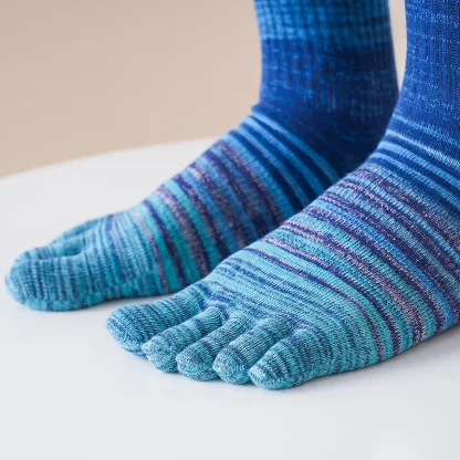 Colorful Striped Compression Sport Socks - Image 5