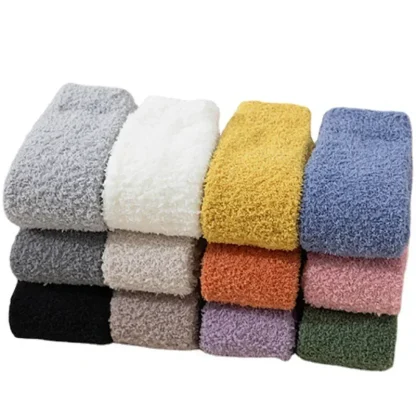 Warm Fleece Over the Knee Socks - Image 6