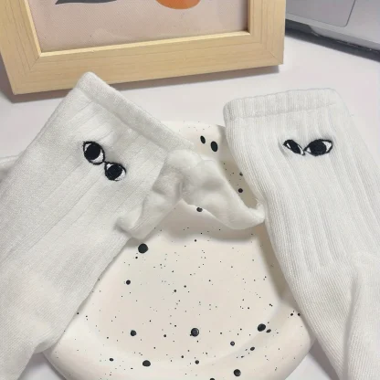 Cute Couple Socks with Magnetic Hands Decor - Image 5