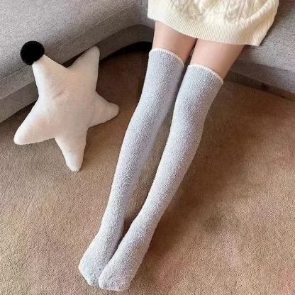 Cozy Long Socks with Thick Fleece