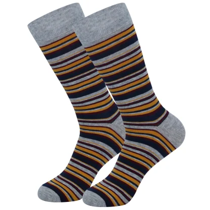 Plus Size Socks with Striped Pattern - Image 8