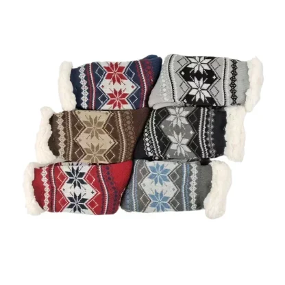 Fluffy Thermal Printed Sock for Winter - Image 3