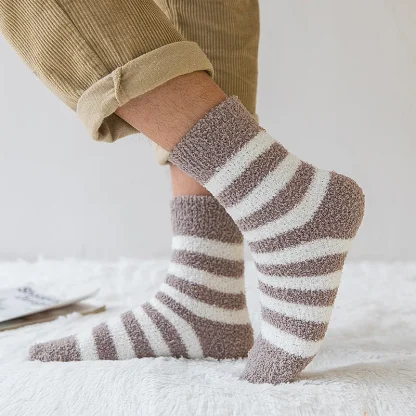 Striped Pattern Cozy Socks for Winter - Image 4