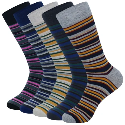 Plus Size Socks with Striped Pattern - Image 2