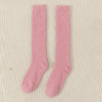 Warm Fleece Over the Knee Socks