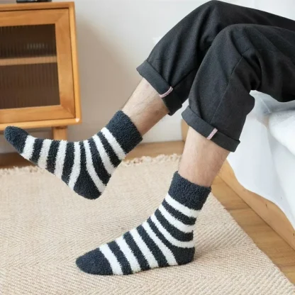 Striped Pattern Cozy Socks for Winter - Image 3