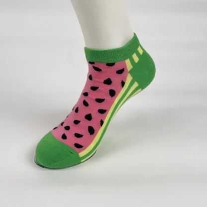 Cute Ankle Socks with Watermelon Design - Image 5