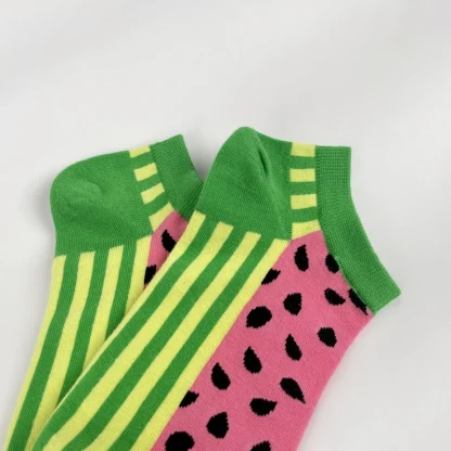 Cute Ankle Socks with Watermelon Design - Image 8