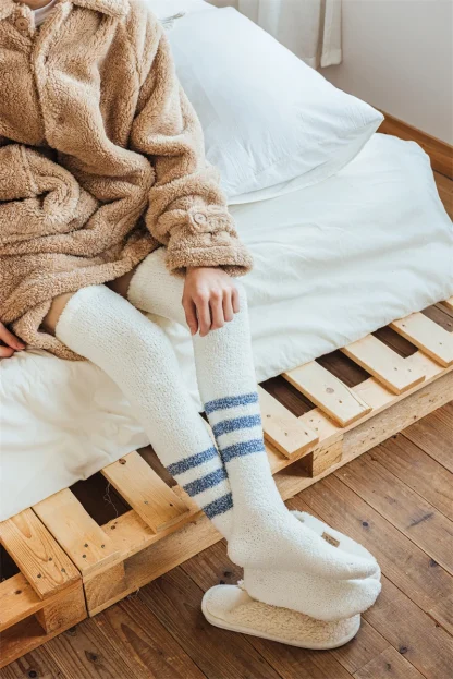 Long Thick Socks with Stripe Design - Image 12