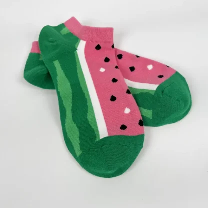 Cute Ankle Socks with Watermelon Design