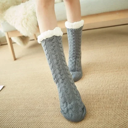 Fuzzy Socks with Ultra Thick Fleece - Image 2